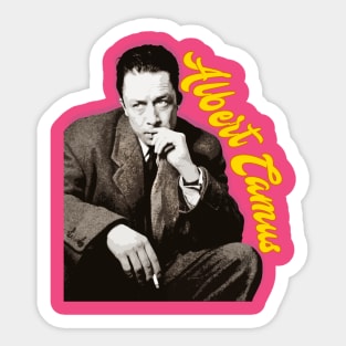 Albert Camus Existentialist Sticker